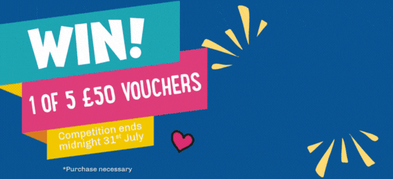 Win 1 of 5 £50 Voucher
