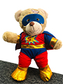Teddy bear superhero