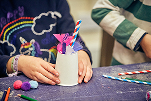 Recycled arts & crafts Green Week at SuperCamps