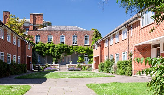 SuperCamps at Berkshire College Outside Courtyard