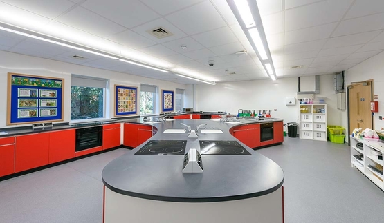 Kingshott cookery room and facilities