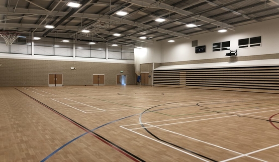 Kingshott Sports hall facilities