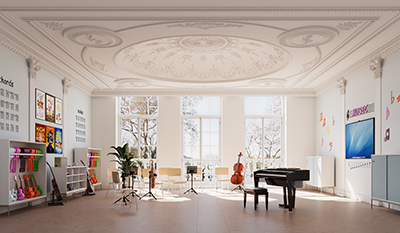 Princes Gardens Preparatory School Music Room