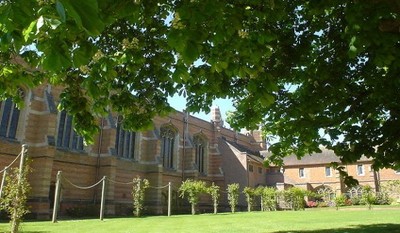 Front of school