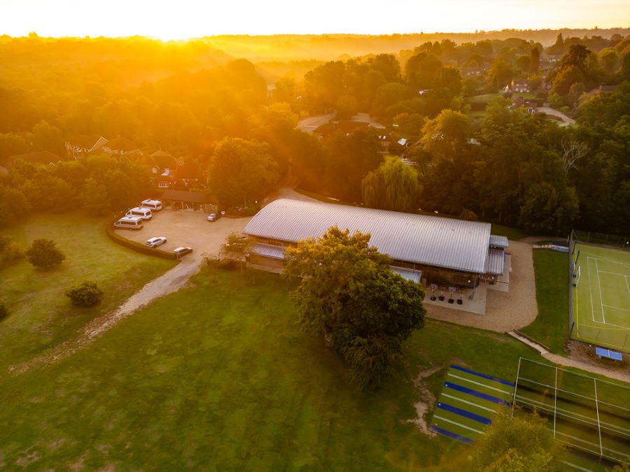 Thorngrove school aerial view