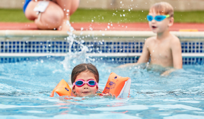 SuperCamps school holiday childcare and swimming at The Beacon School
