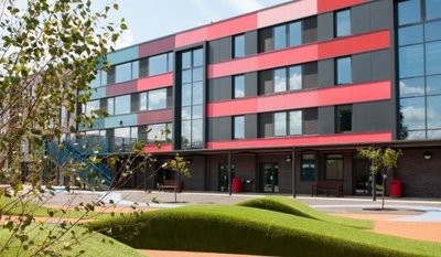 Front of Dunraven School