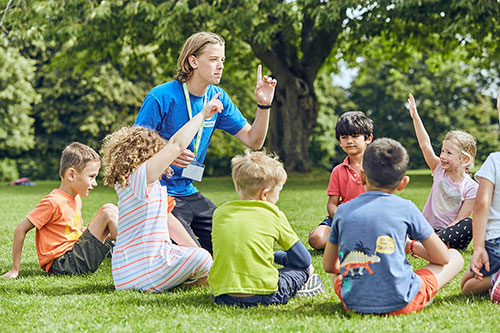Activity Leader with Children